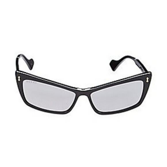 Gucci 58MM Rectangle Cat Eye Sunglasses - Picture 1 of 10